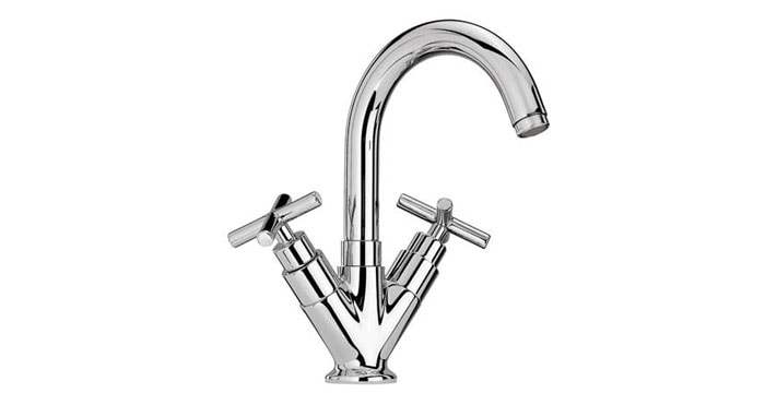 Double-Hole Kitchen Faucet