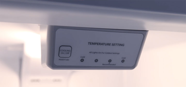 Temperature Control Settings on Amana Refrigerator