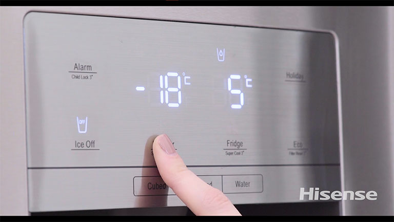Temperature Control Settings on Hisense Refrigerator